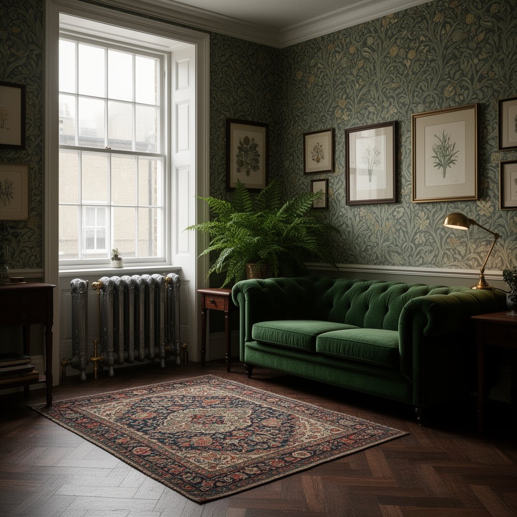 Cast Iron Radiators Add Character To A Period Living Room