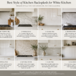 Timeless kitchen back splash designs for white kitchens