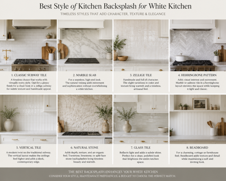 Timeless kitchen back splash designs for white kitchens