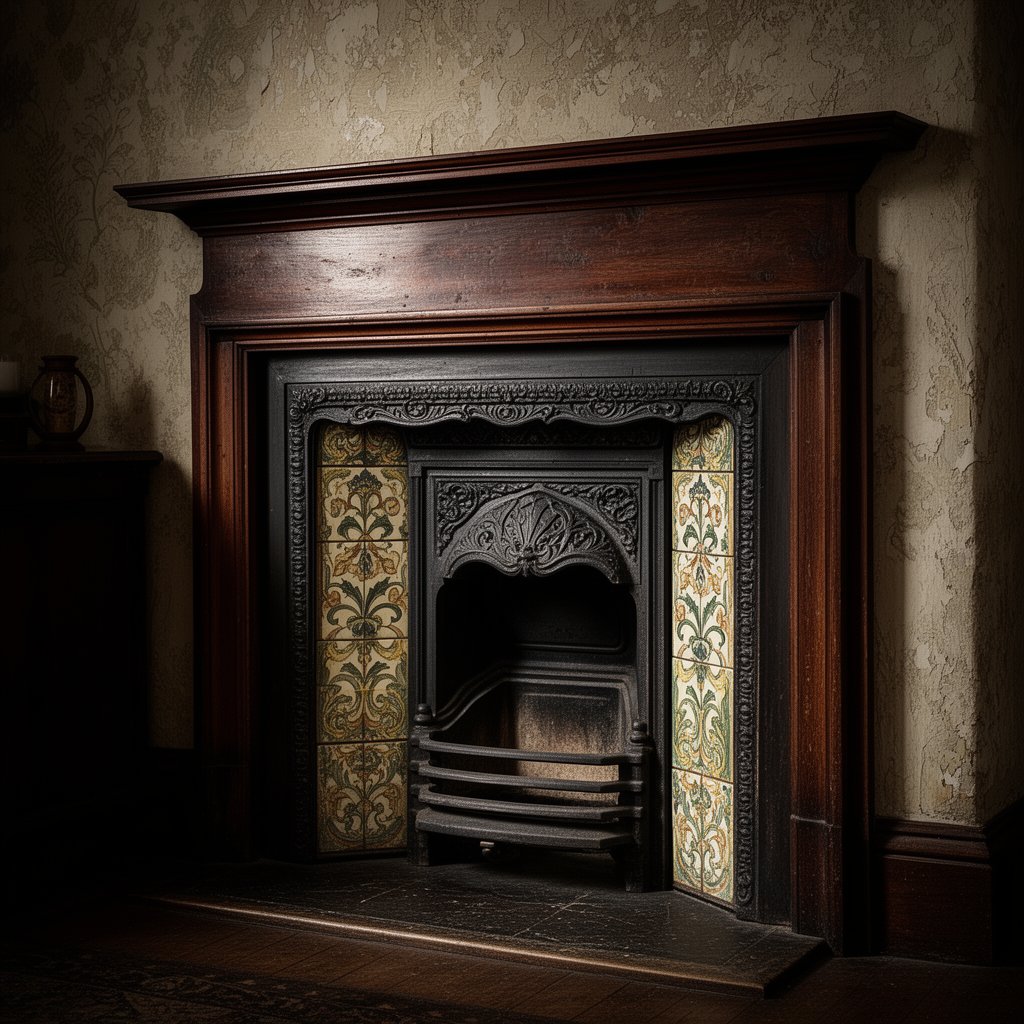 a Victorian hearth