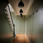 board and batten hallway