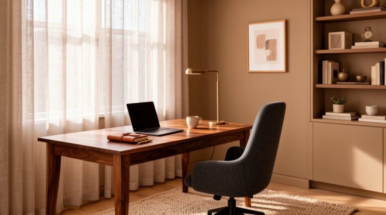 chic functional professional workspace