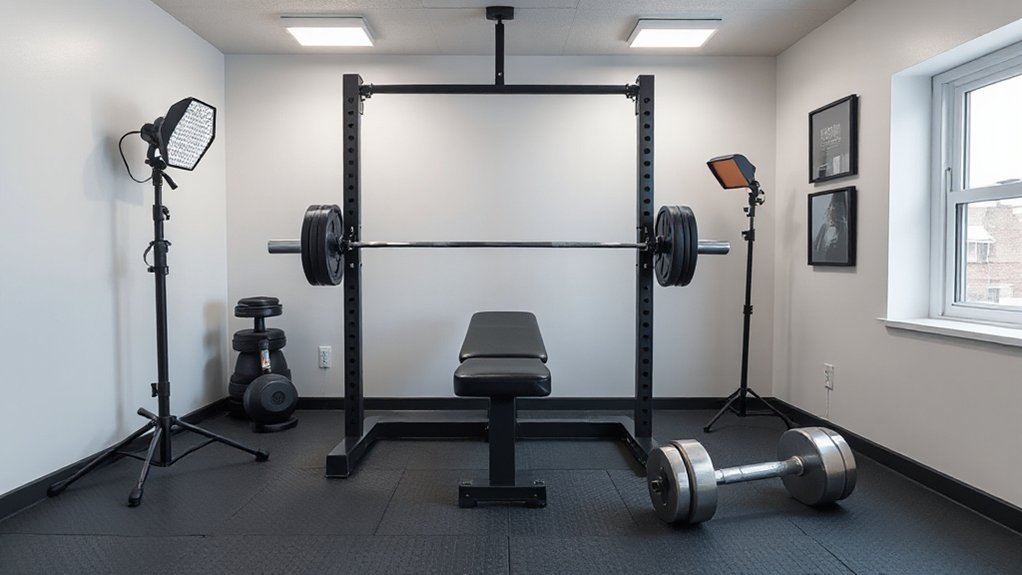 consistent controlled gym lighting