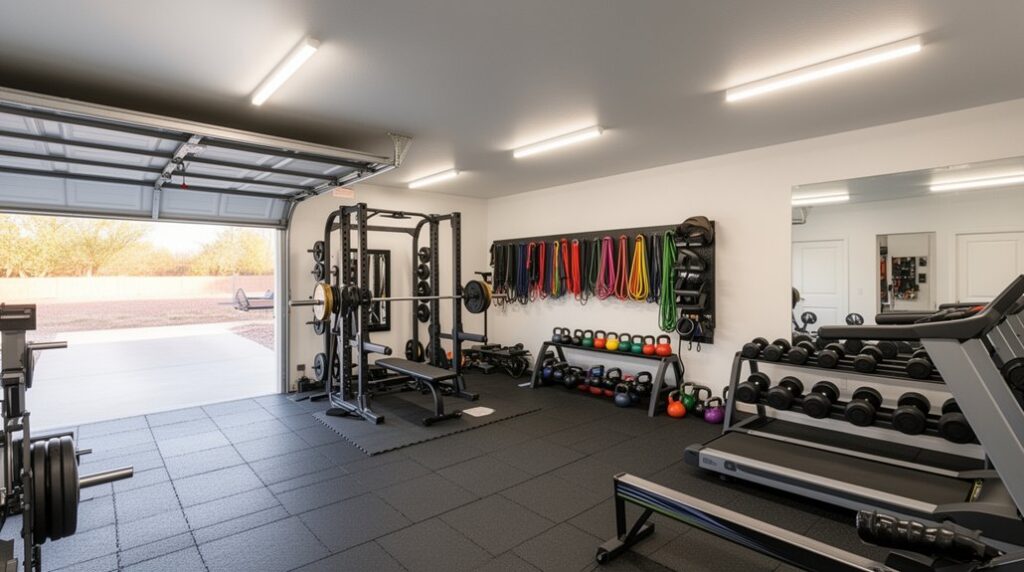 garage transformation for fitness