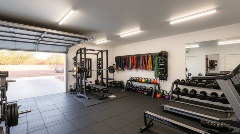 garage transformation for fitness