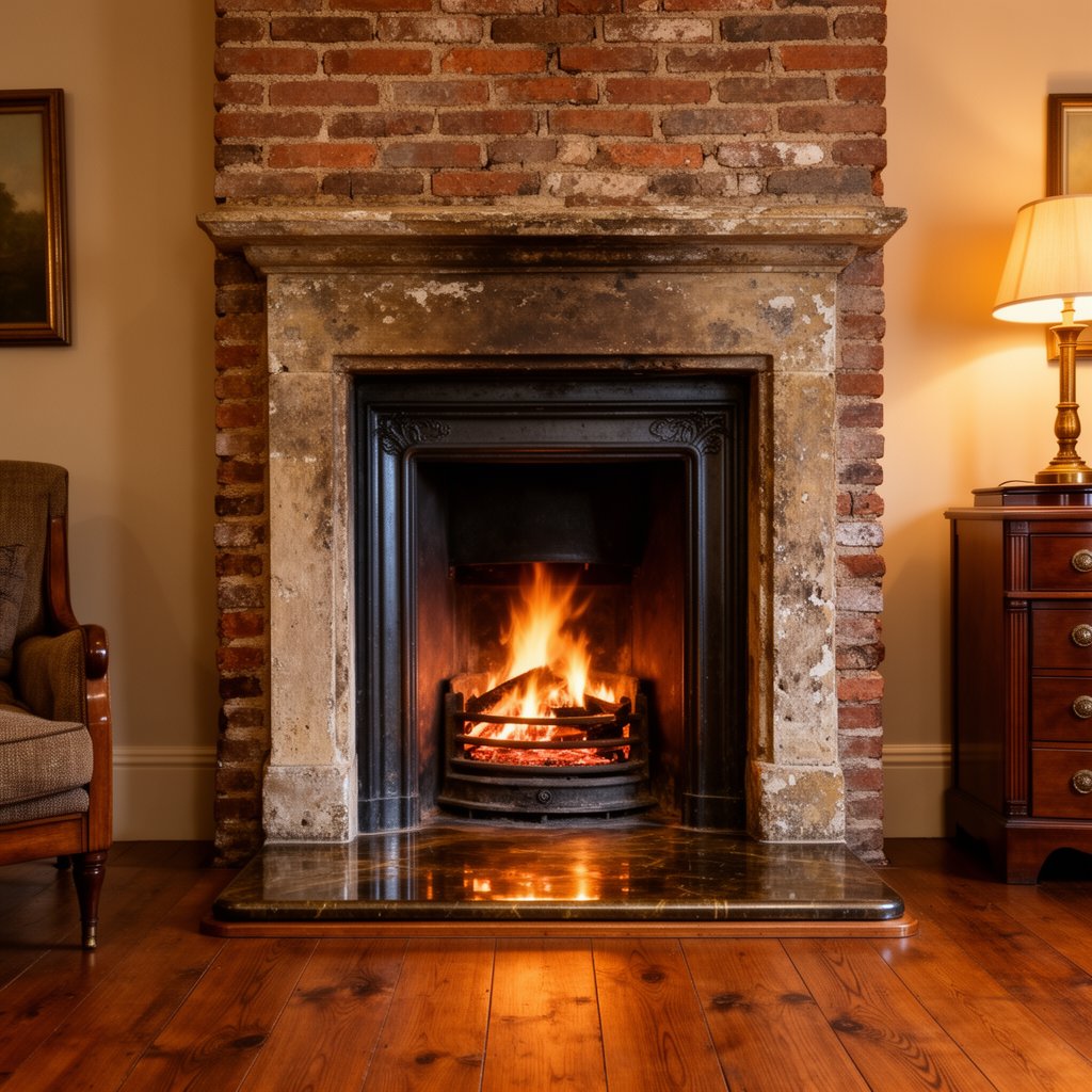 original fireplace