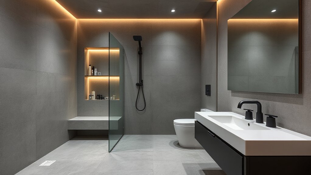 precise waterproof wet room