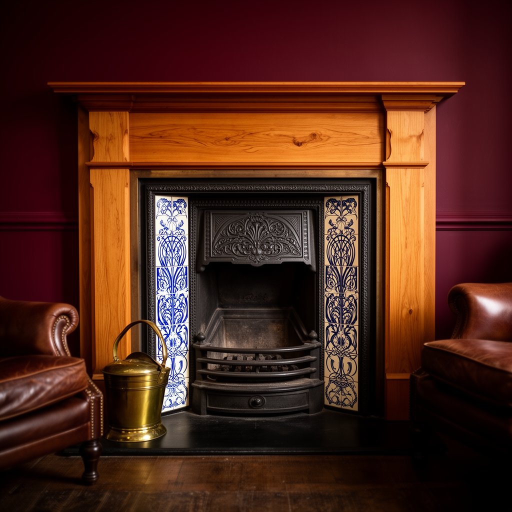 a Victorian hearth