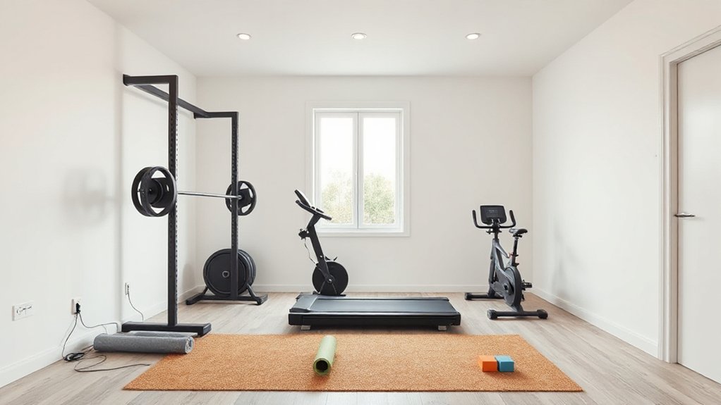Minimalist Home Gym Setup set goals optimize equipment