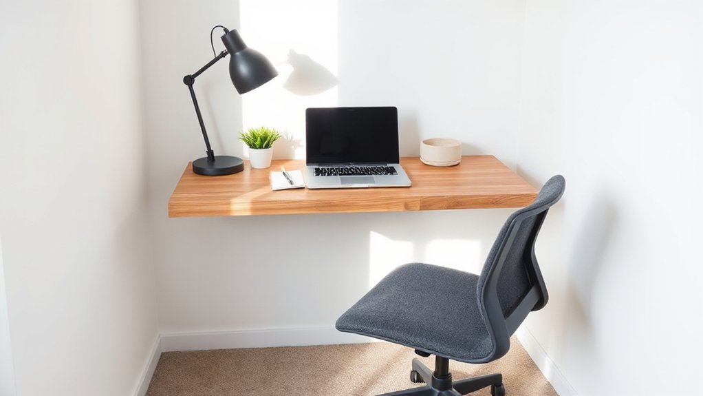 simple focused workspace design