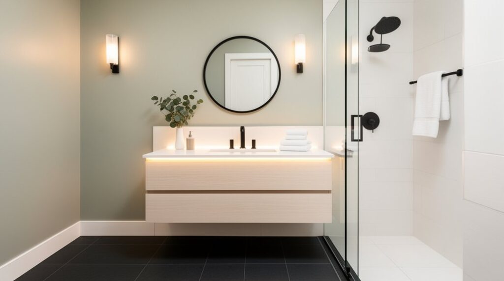 small bathroom modernization tips