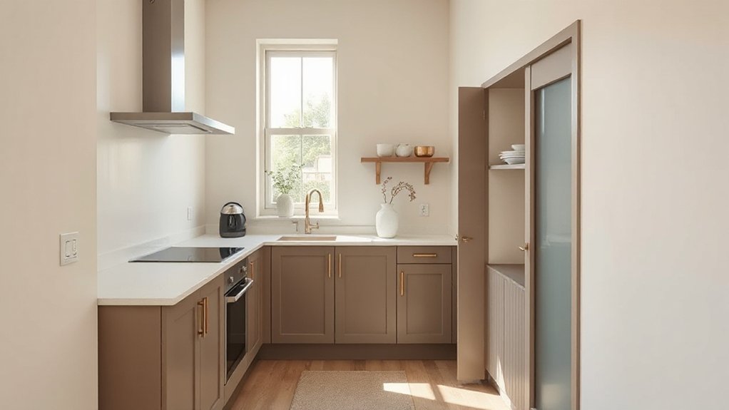 soft neutral kitchen decor