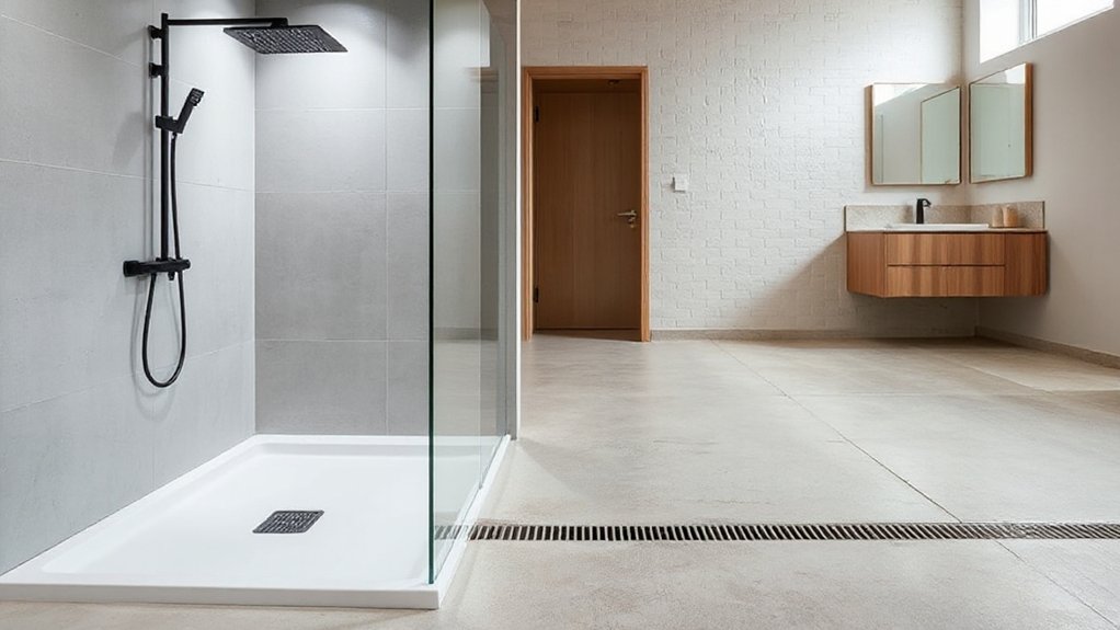 tray vs tanked shower