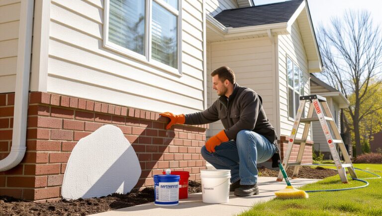 maintain exterior walls regularly