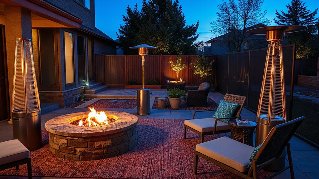outdoor heating and safety measures