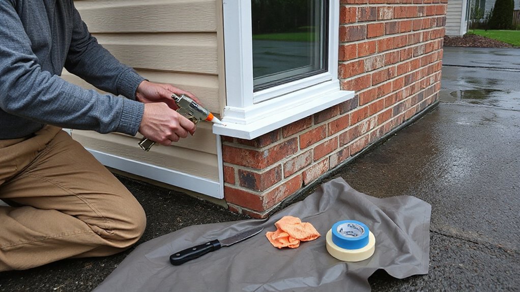 seal gaps to prevent leaks