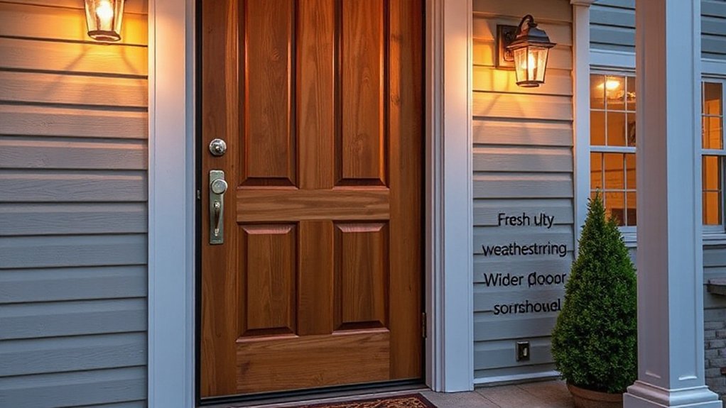 secure doors with reinforcements