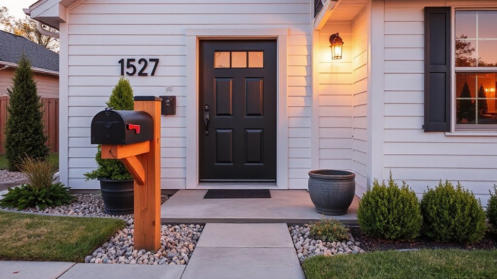 update house numbers mailbox