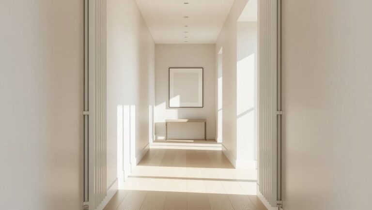 vertical radiators improve hallways